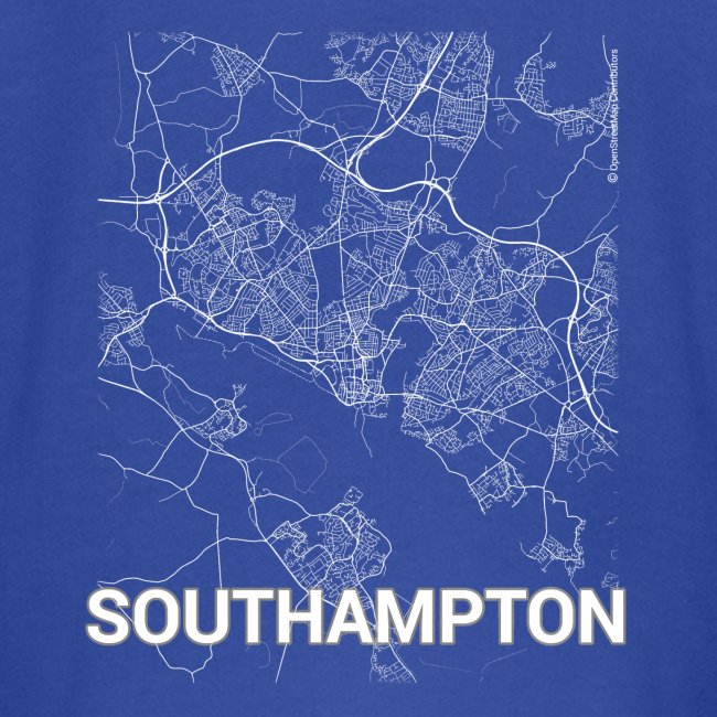 Southampton city map and streets