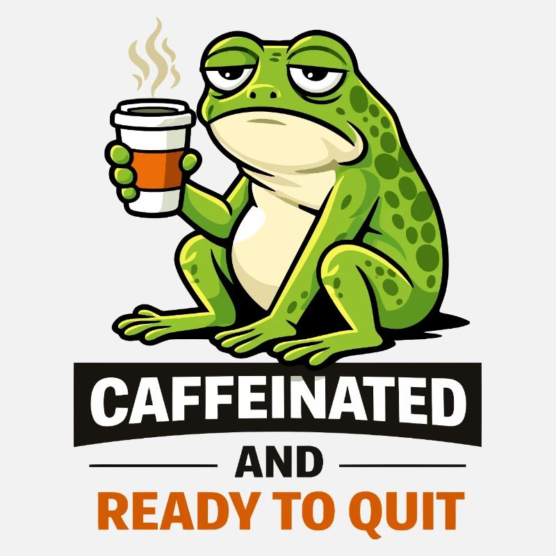 Caffeinated Frog: Ready to Quit