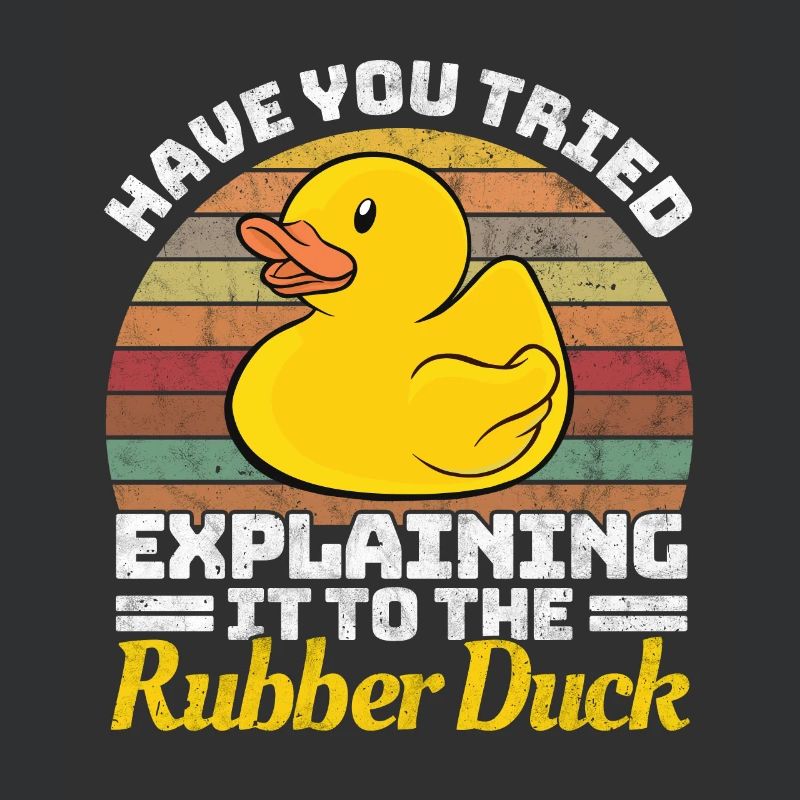Programmierer Programming Duck Gummiente