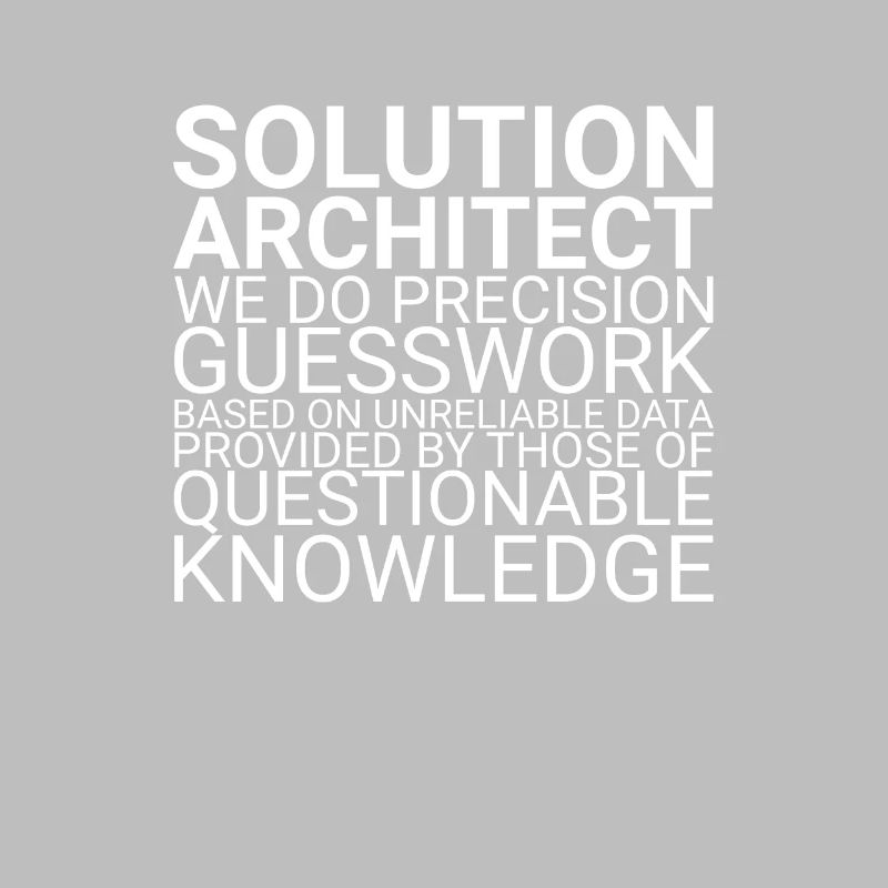 Conjectures de l’architecte de solutions| Solution Architecture