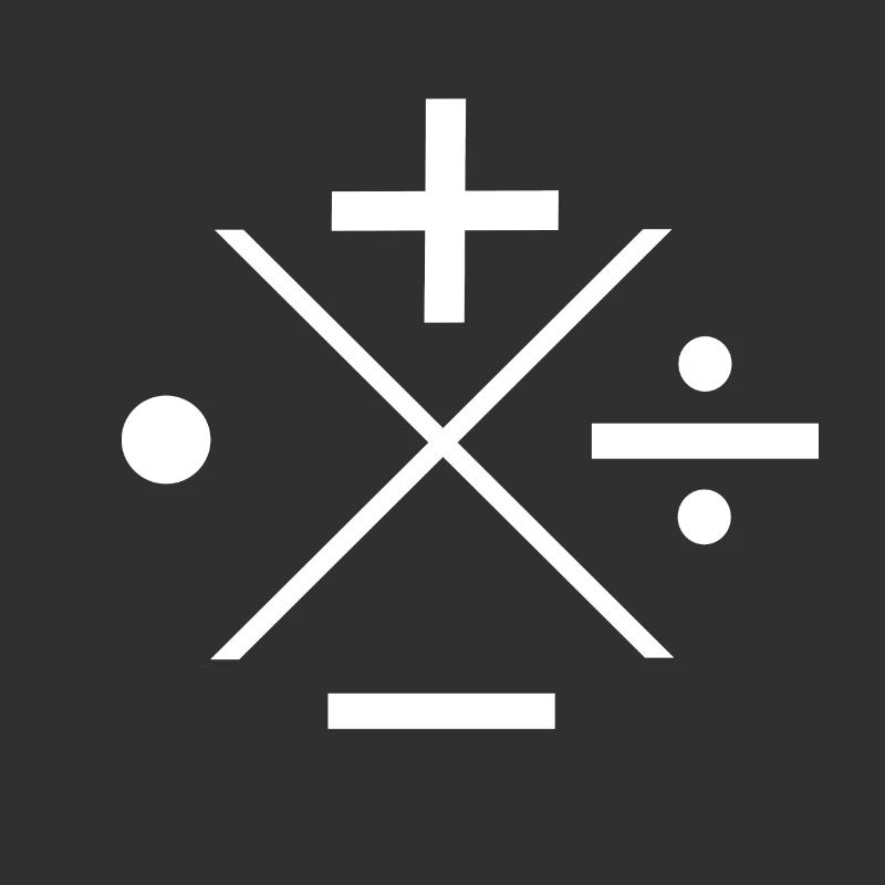 Math Symbol Plus Genius Physicist Nerd Gift