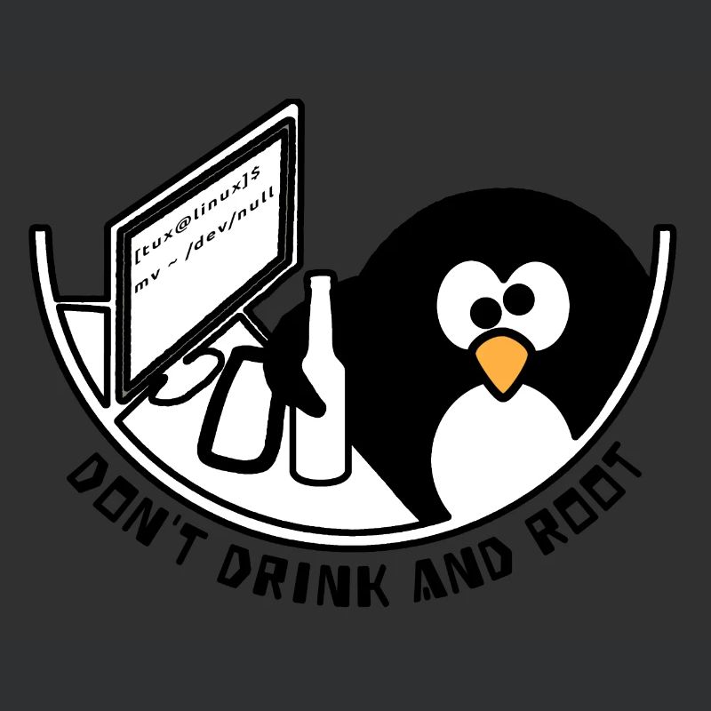 Linux Tux /dev/null