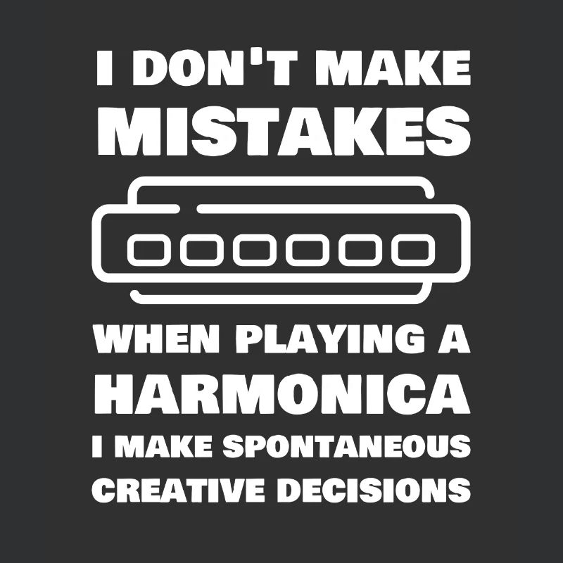 I Don't Make Mistakes When Playing Harmonica