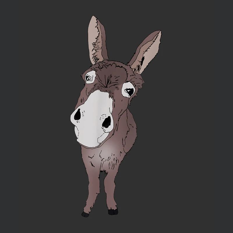 funny looking donkey tshirt Gift idea for Ese