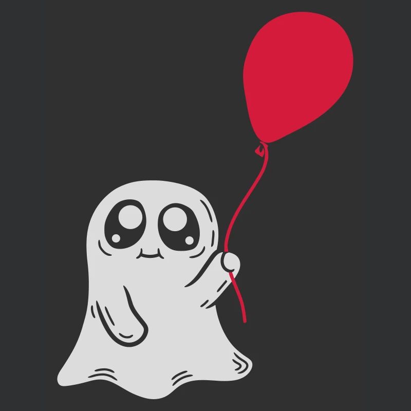 Luftballon Geist Comic Design