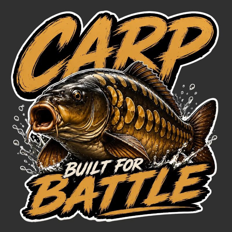 Carpe construite pour la conception de la pêche de combat