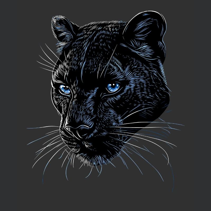 Panthère Léopard Grand Chat Mignon Gros Chat Panter