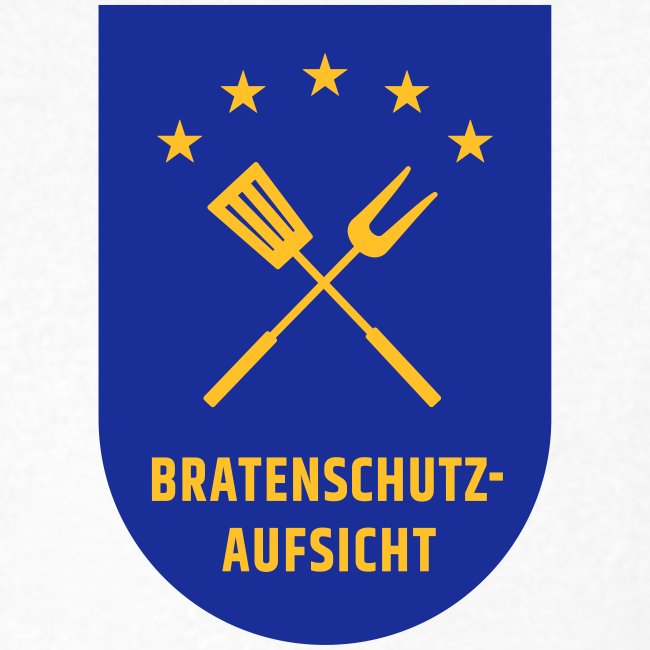 EU Bratenschutz-Aufsicht Dienstabzeichen blau