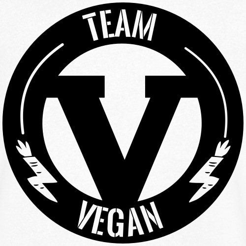 Team Vegan - Mannen bio T-shirt met V-hals van Stanley/Stella 