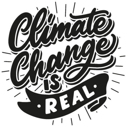 Climate Change is REAL - Stanley/Stella Mannen bio-T-shirt met V-hals