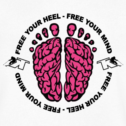 2017 Free your Heel Free your Mind - T-shirt bio col V Stanley/Stella Homme