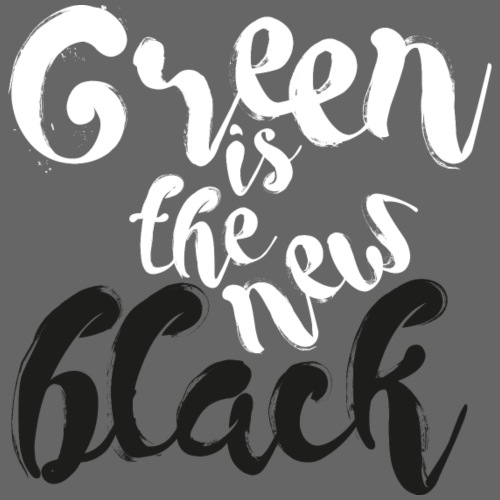 Green is the new black color - Stanley/Stella Mannen bio-T-shirt met V-hals