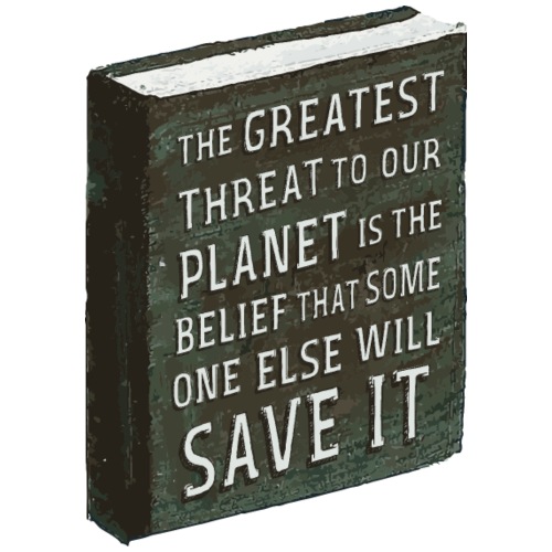 The greatest threat to our planet - Stanley/Stella Mannen bio-T-shirt met V-hals