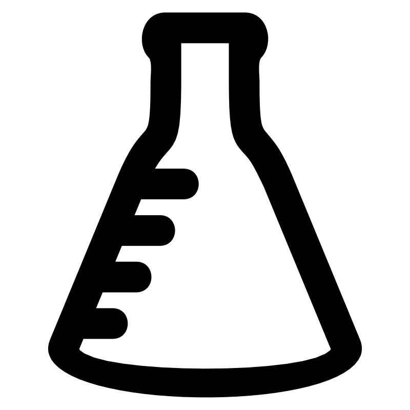 Erlenmeyer-Kolben / Flask (1c)