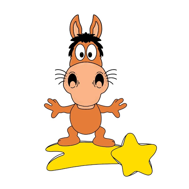 STERNSCHNUPPE - PFERD - PONY - TIER