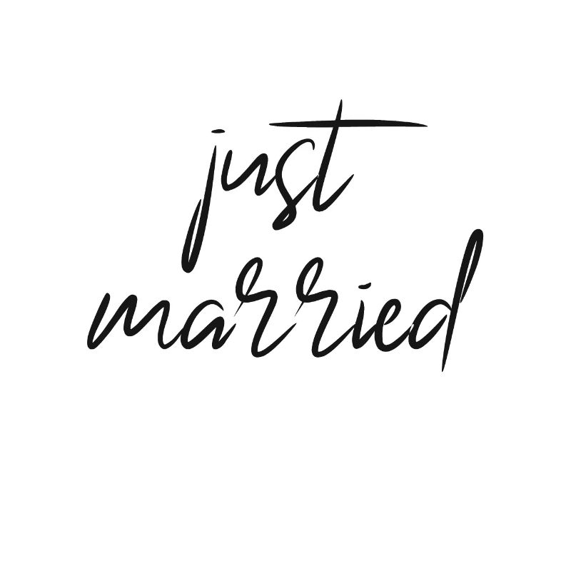 just married
