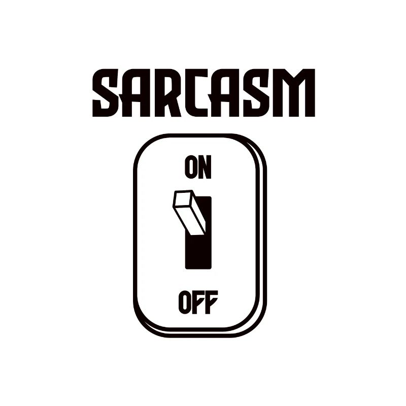 Lustiges Sarcasm On Off Tshirt