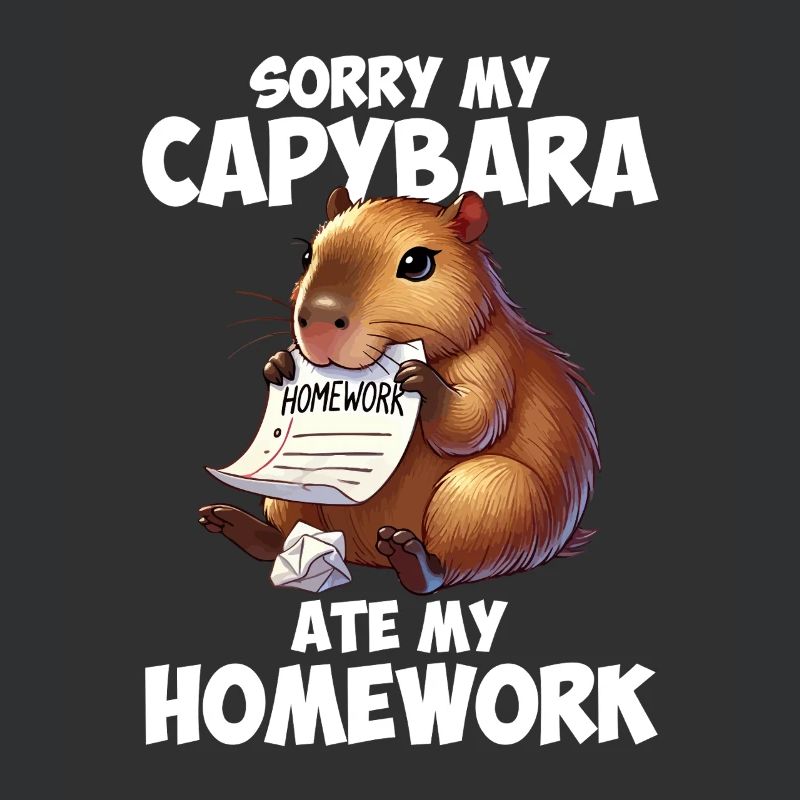 Capybara ate my homework, capybara