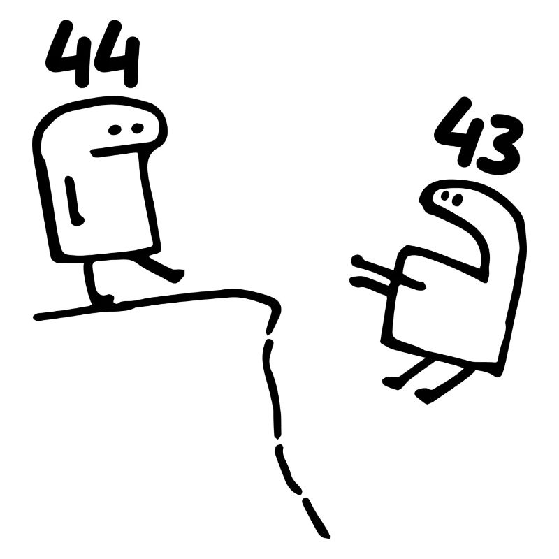 44 ans - Cadeau 44e Anniversaire Amusant 44 ans