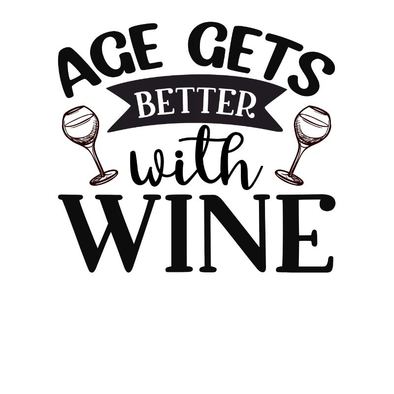 Das Alter wird besser mit Wein
