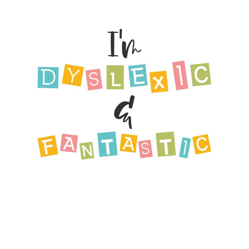 Dyslexia Awareness Colorful Learning Disability