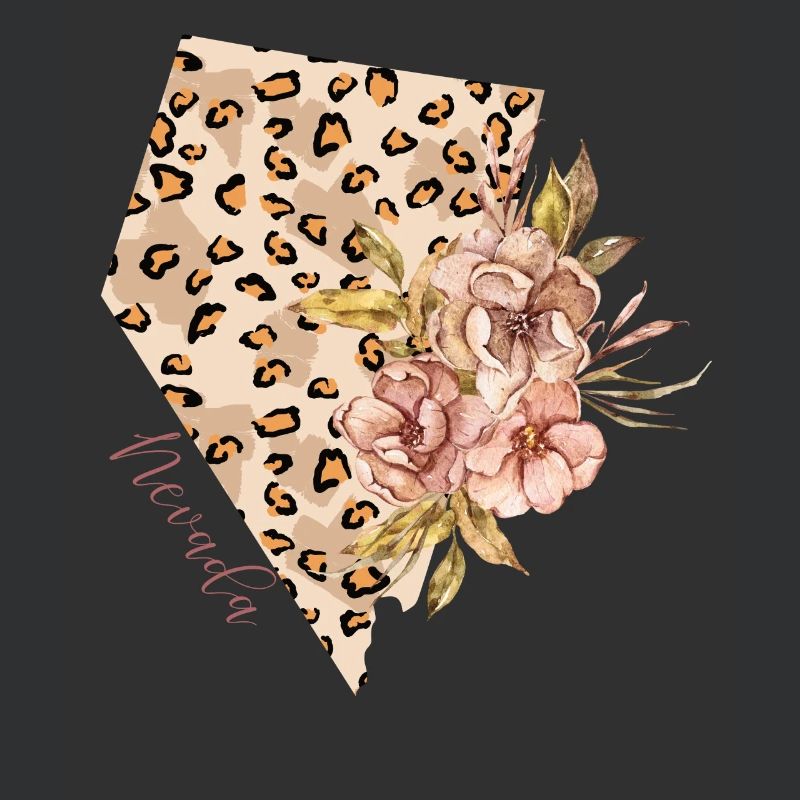 Nevada Leopard Pattern Map Leo