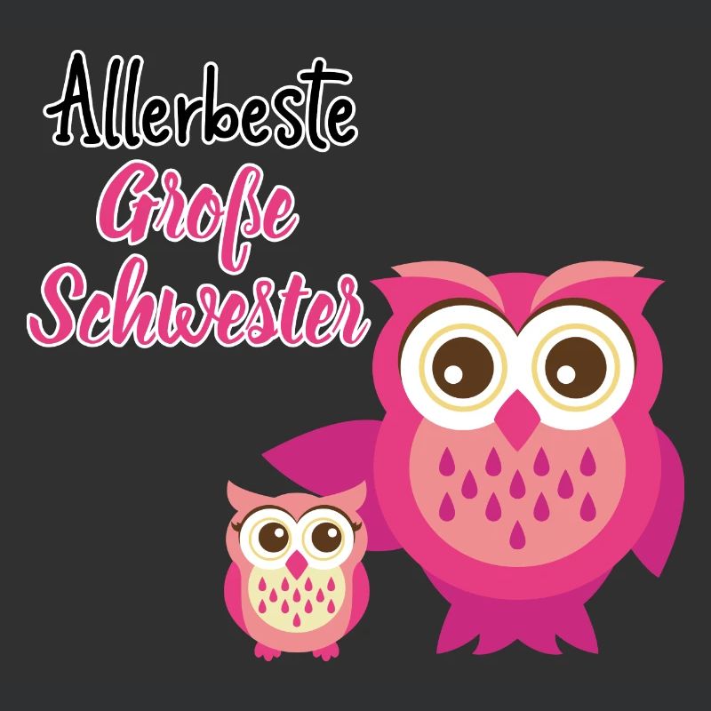 beste große Schwester Eule große Schwester