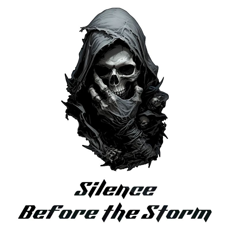 Murmure de la mort - Grim Reaper Gothic Skull Art