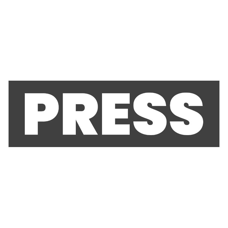 Press Design sagt "PRESS" Mediennachrichtenjournalisten