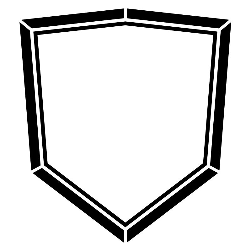 square shield emblem emblem frame banner design lo