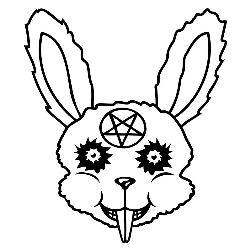 Pentagram Rabbit Satan