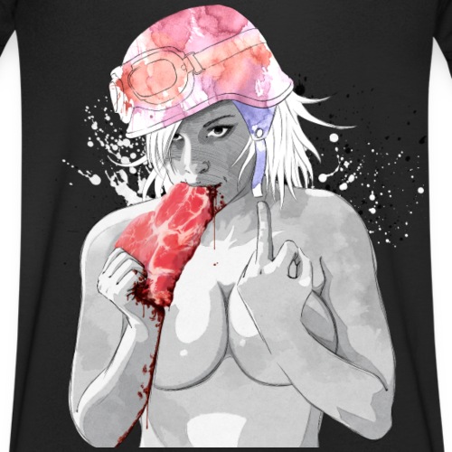 Meat Me png - T-shirt bio col V Stanley & Stella Homme