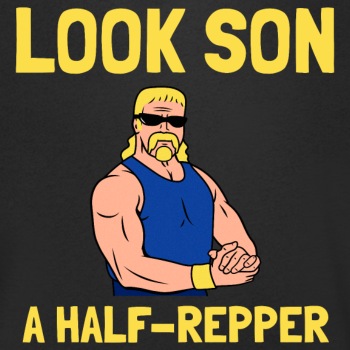 Look son. A half-repper - Organic V-neck T-shirt for men