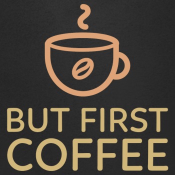 But first coffee - Organic V-neck T-shirt for men