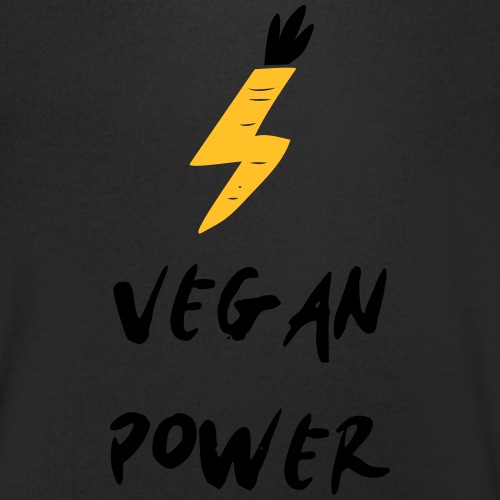 Vegan Power - Mannen bio T-shirt met V-hals van Stanley/Stella 