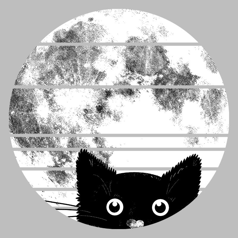 Cat with moon