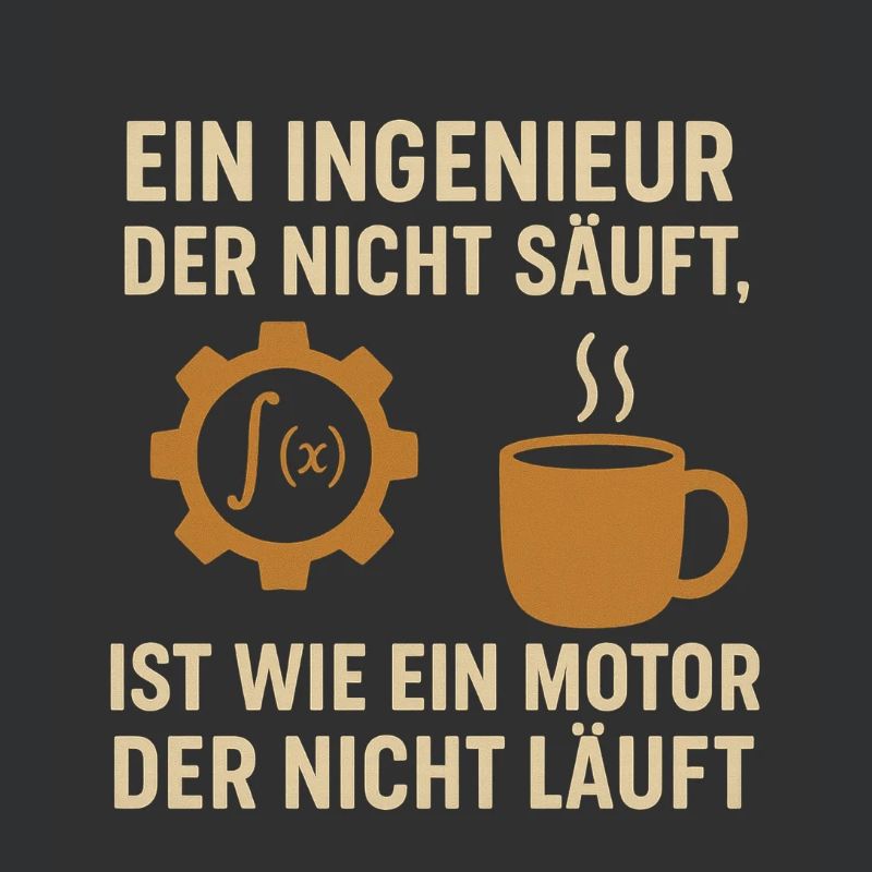 Ingenieur Humor Kaffee Motor