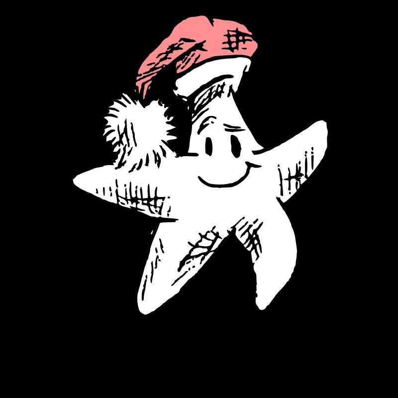 Joyeuse étoile de Noël - illustration de dessin animé
