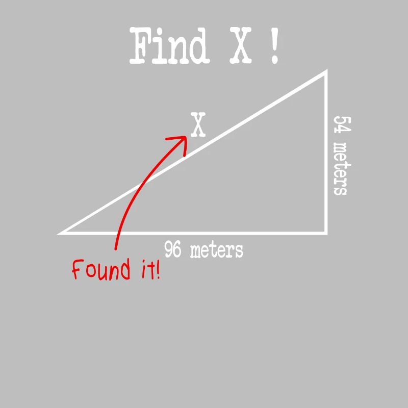 Math math meme Find X Found It pythagoras