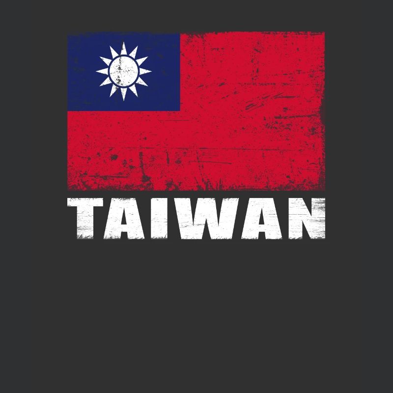 Drapeau de Taïwan Grunge Drapeau de Taïwan
