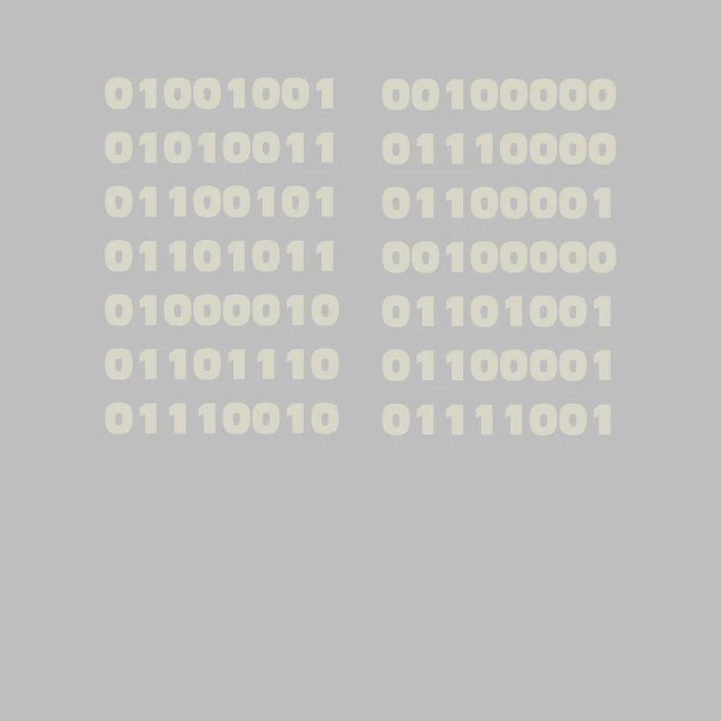 Je parle code binaire drôle d’informaticien Codeur