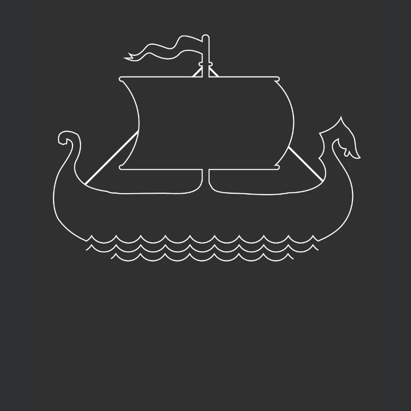 Wikinger Boot Langboot Wikingerboot Mittelalter