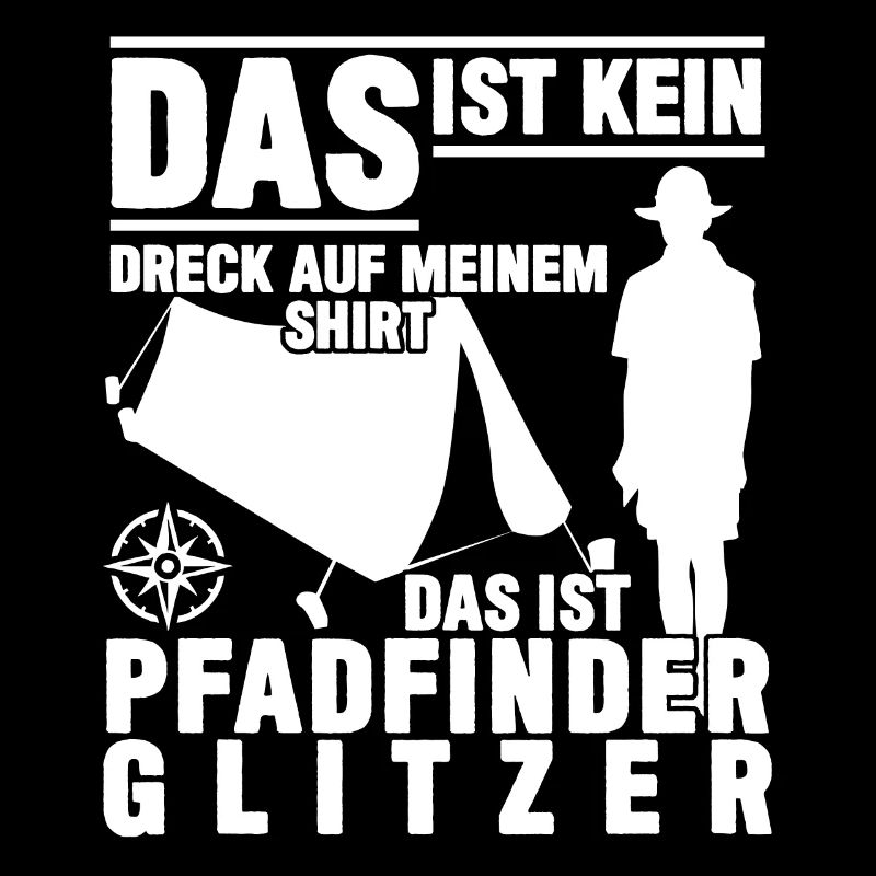 Pfadfinder Spruch mit Zelt