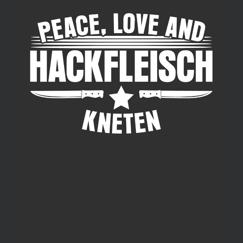 Metzger Hackfleisch kneten Fleischer