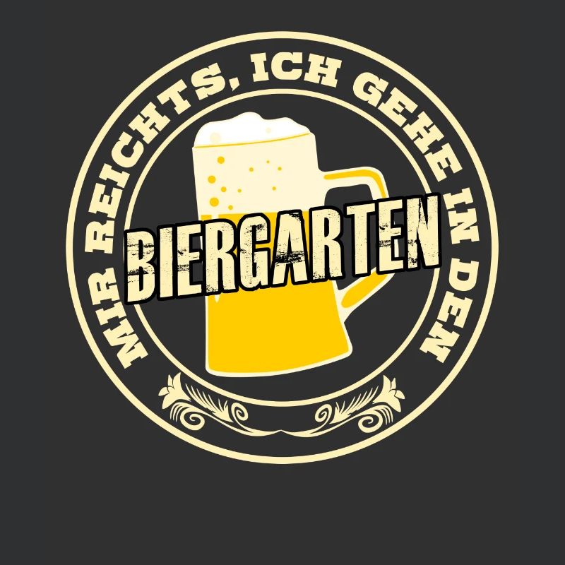 Biergarten Bierglas Bier Biertrinker