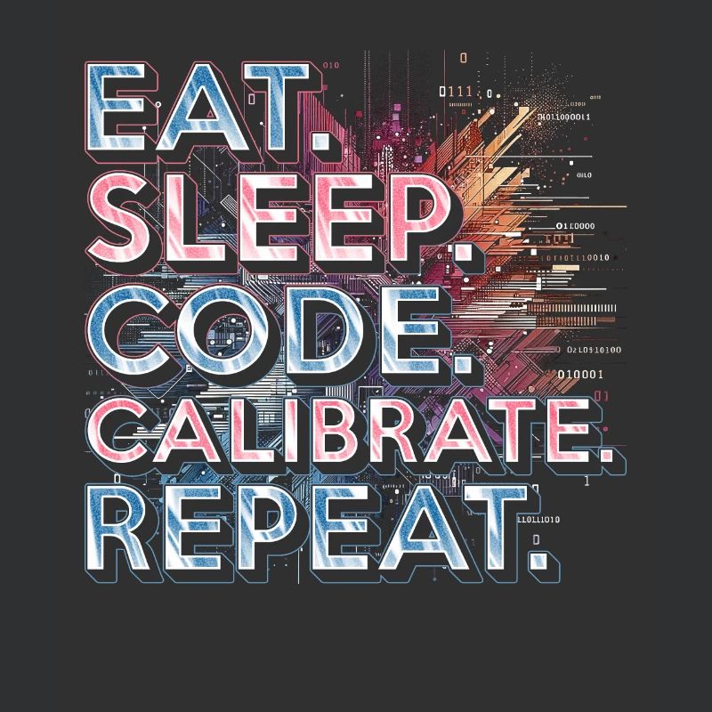 Robotics Engineer Eat Sleep Code Calibrate Repeat