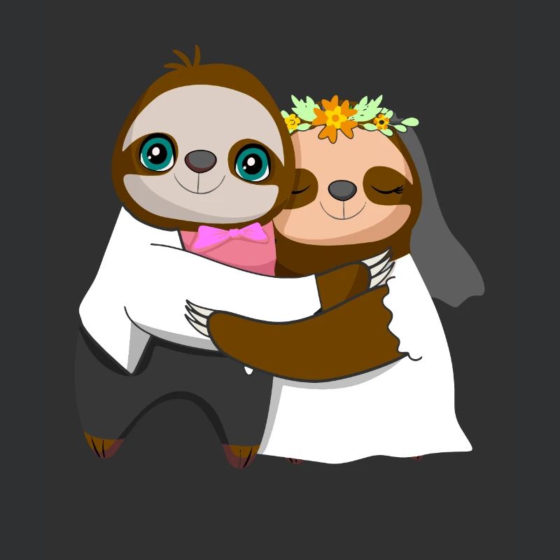Wedding Day Married Sloth Whisperer