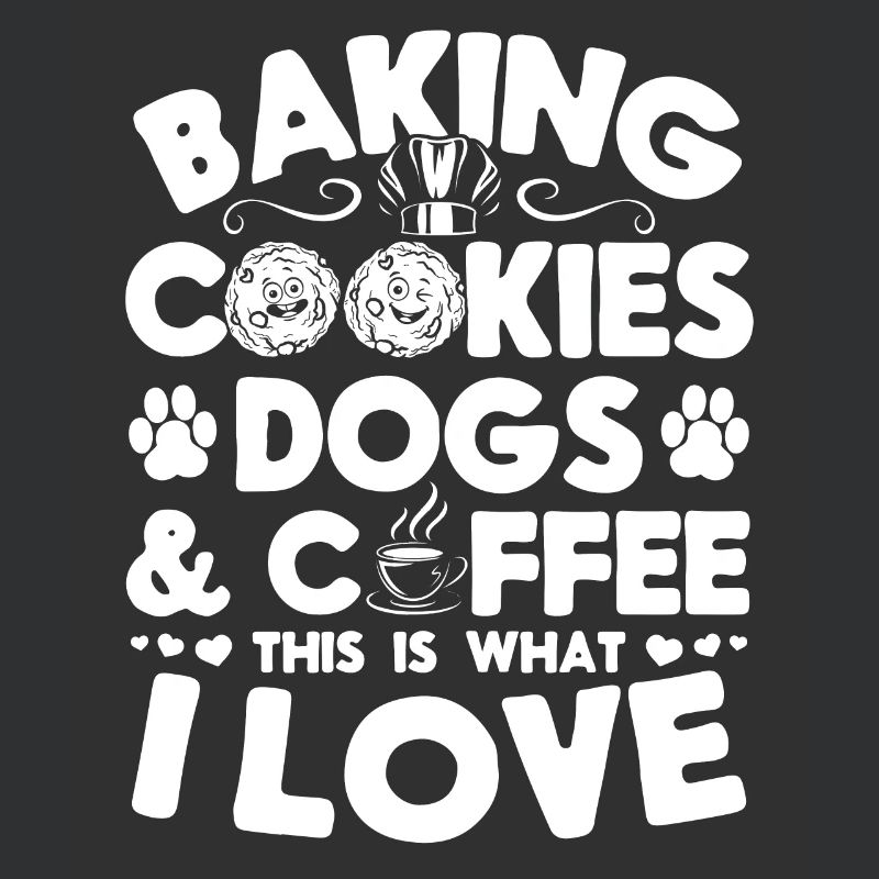 Faire des biscuits Chiens et café C’est ce que j’aime -