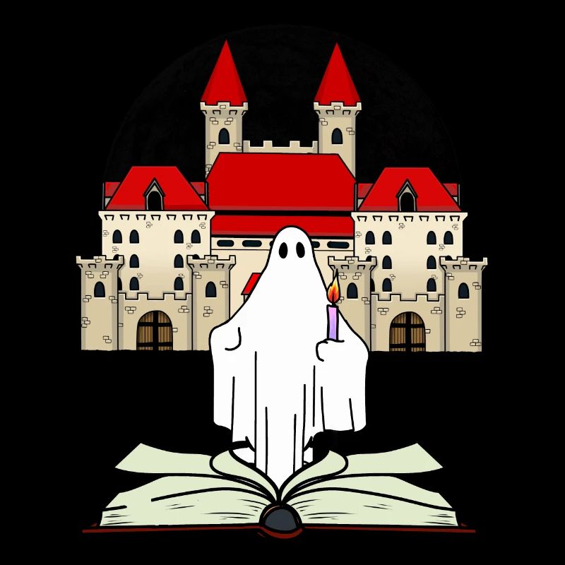 Castle Book Ghost Witching Hour Midnight