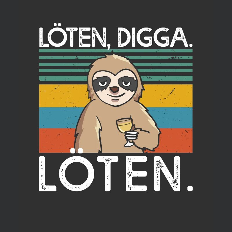 Soldering Digga Soldering Wine Drinker Wine Sloth